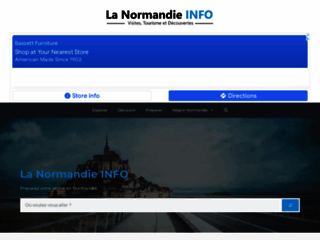 Capture du site http://www.la-normandie.info