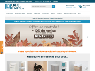 Capture du site http://www.lave-mains.fr/