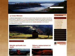 Image Site internet du Corps Mémoire