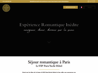 Capture du site http://www.le-vip-paris.com