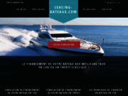 screenshot http://www.leasing-bateaux.com simulateur d'achat de bateau