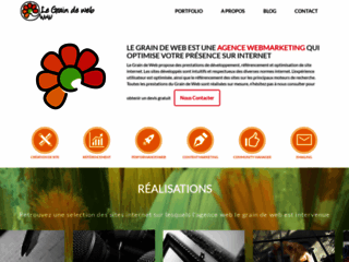 Capture du site http://www.legraindeweb.fr