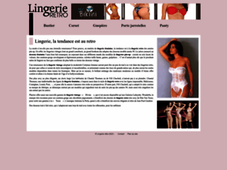 Capture du site http://www.lingerie-retro.com