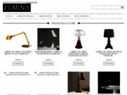 screenshot http://www.lumina.fr luminaire design