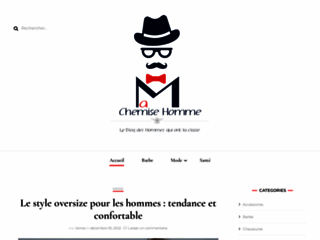 Capture du site http://www.ma-chemise-homme.fr/