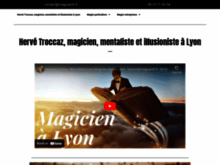 Capture du site http://www.magicienh.fr
