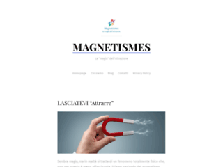 Capture du site http://www.magnetismes.org/