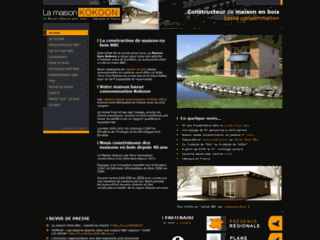 Capture du site http://www.maison-kokoon.fr/