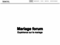 Mariage Forum - Le forum du mariage