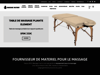 Capture du site http://www.massagefactory.eu/