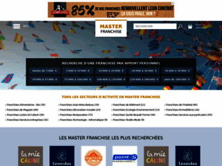 Capture du site http://www.masterfranchise.fr