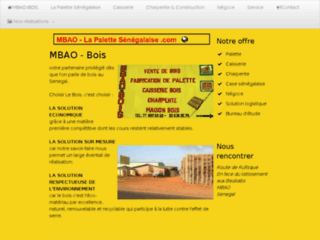 Capture du site http://www.mbao-lapalettesenegalaise.com