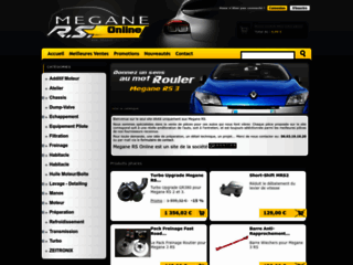 Capture du site http://www.megane-rs-online.com