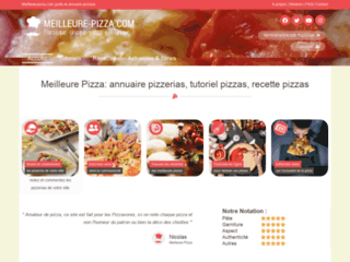 Capture du site http://www.meilleure-pizza.com/