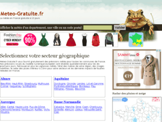 Capture du site http://www.meteo-gratuite.fr