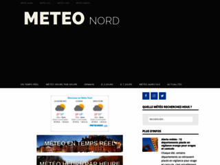 Capture du site http://www.meteo-nord.fr