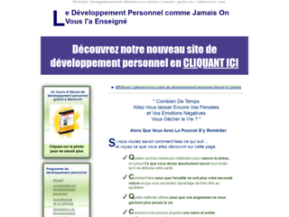 Détails : Formation développement personnel