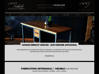 Capture du site http://www.michelidesign.fr