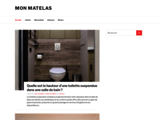 Capture du site http://www.mon-matelas.com