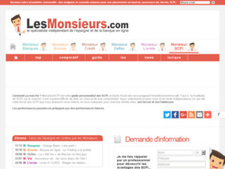 Capture du site http://www.monsieurscpi.fr