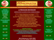 screenshot http://www.montessori-formations.fr connaître et se former à la pédagogie montessori