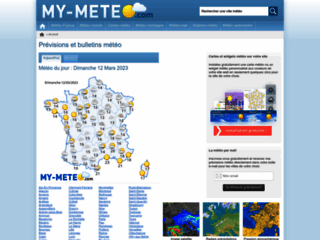 Capture du site http://www.my-meteo.fr