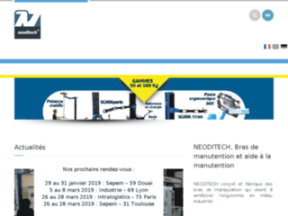 Capture du site http://www.neoditech.fr