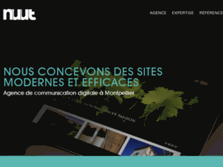 Capture du site http://www.nuut.fr