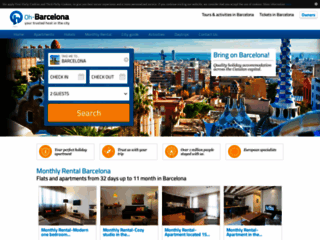 Capture du site http://www.oh-barcelona.com
