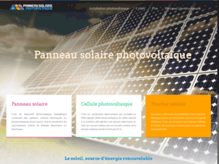 Détails : panneau solaire photovoltaique  