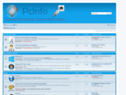 screenshot http://www.pcinfo.fr communauté d'entraide et forum informatique