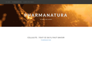 Capture du site http://www.pharmanatura.fr/