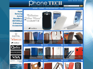 Capture du site http://www.phonetech.fr/