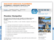screenshot http://www.plombier-montpellier.com/ plombier chauffagiste montpellier
