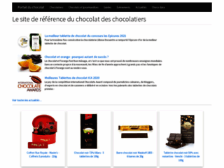 Capture du site http://www.portail-du-chocolat.fr