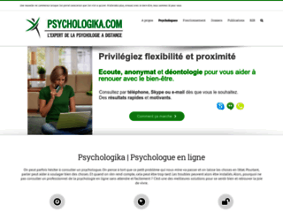 Capture du site http://www.psychologika.com/