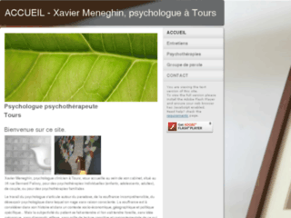 Capture du site http://www.psychologue-tours.net
