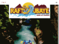 Capture du site http://www.raft-ubaye.com