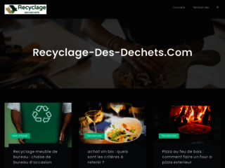 Image Recyclage des déchets