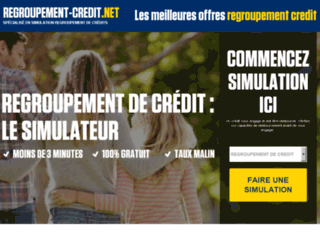 Détails : Regroupement-credit.net, comparateur des offres de rachat de crédits