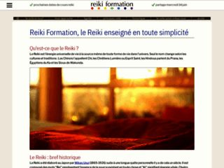 Capture du site http://www.reiki-formation.ch