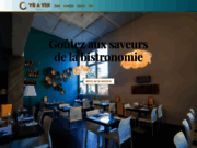 screenshot http://www.restaurantlevravin.fr restaurant sur montpellier