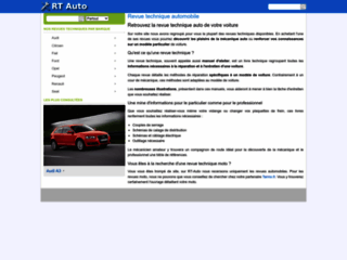 Capture du site http://www.rt-auto.fr/index.html
