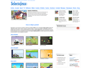Capture du site http://www.selectojeux.com