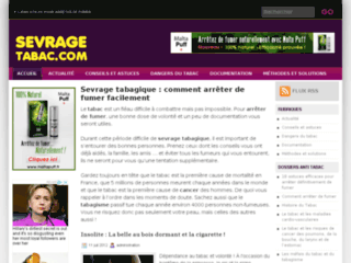 Capture du site http://www.sevrage-tabac.com
