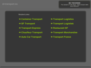 Capture du site http://www.sf-transport.eu