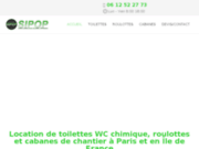 screenshot http://www.sipop.fr société SIPOP