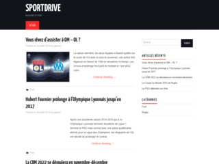 Capture du site http://www.sportdrive.fr/