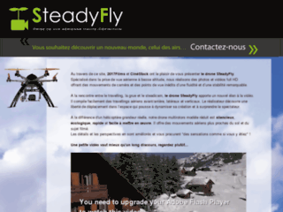 Capture du site http://www.steadyfly.com/
