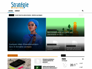 Capture du site http://www.strategie-binaires.com/